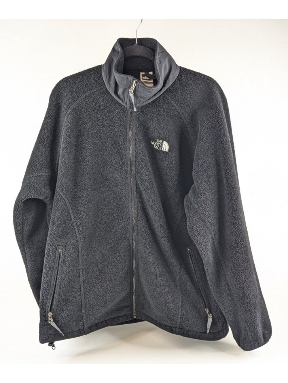 The North Face Women’s XL Polartec Fleece Jacket – Full Zip Black Coat - EUC - Picture 12 of 12